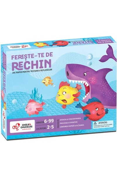 Chalk and Chuckles Joc interactiv Cretă și chicoteli - Evitați rechinul