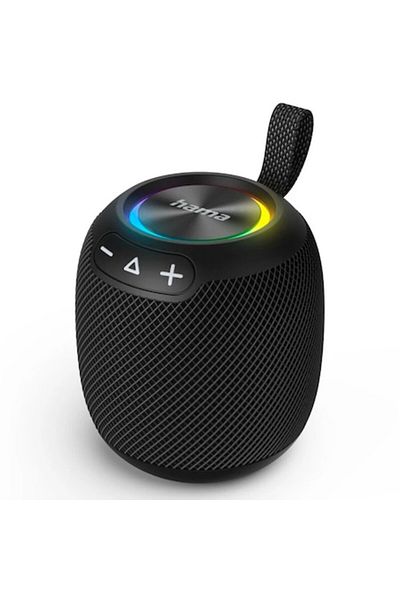 Hama Bomb 3.0 Portable Speaker, 16W, True Wireless, Bluetooth, IPX7, LED, Black