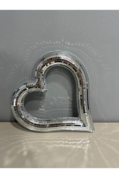 BESSE HOME 20 CM KALP DİSKO TOPU GÜMÜŞ