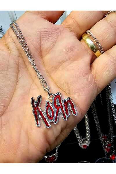 DÜKKAN DESİGN Korn Group Written Enamel Necklace