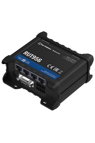 Teltonika Router, Teltonika, RUT956, LTE, Cat. 4 Wi-Fi, N300, GPS, Negru