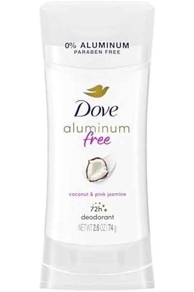 Dove 0% Aluminum Women's Deodorant with Coconut and Pink Jasmine, 74g