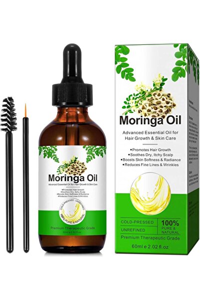 NOVA KISS Ulei de Moringa 100% premium pentru creșterea părului și îngrijirea...