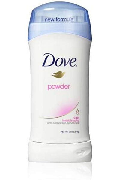 Dove Invisible Solid Antiperspirant Deodorant Powder (Pack of 4)