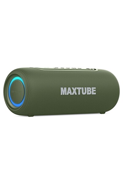 Tracer Portable Speaker Maxtube TWS, Bluetooth 5.3, LED, 20W, IPX6 Green