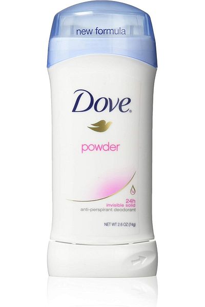 Dove Invisible Solid Antiperspirant Deodorant Powder (Pack of 4)