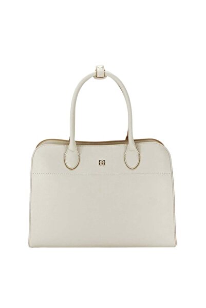 Diana&Co Πολυτελής τσάντα σε κρεμ χρώμα LJX3559-3 17
