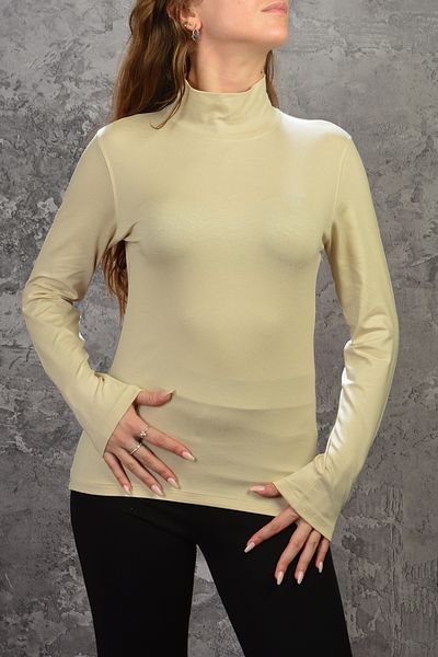 İDOL MODA Combed Cotton Half Fisherman Long Sleeve Body