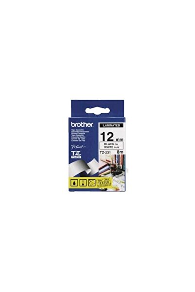 Brother TZE231S2 Laminated Tape, 12mm, 4m