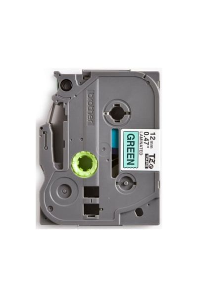 Brother Etichete TZE731 12mm Negru/Verde