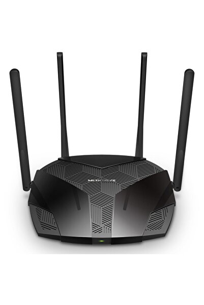Mercusys Router wireless MR80X, AX3000, Wi-Fi 6, Qualcomm, Dual-Band, OFDMA, MU-MIMO