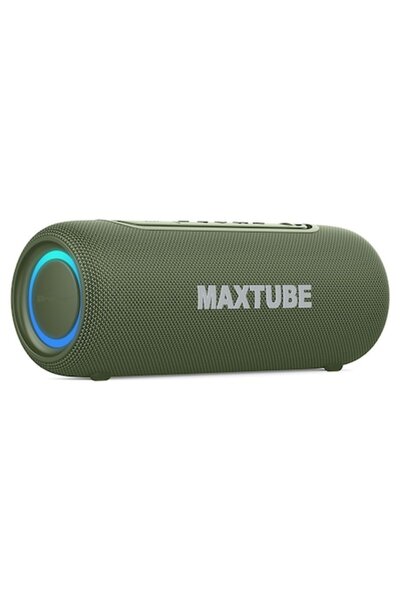Tracer Portable Speaker Maxtube TWS, Bluetooth 5.3, LED, 20W, IPX6 Green
