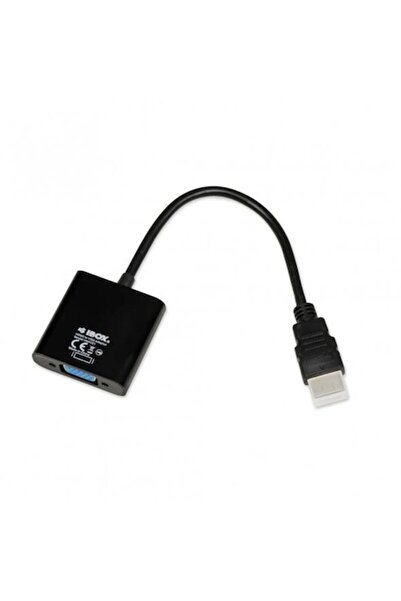 İbox Adaptor video IAHV01, HDMI la VGA, negru