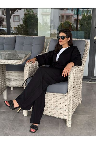 ENDAMIM Linen Trousers Set