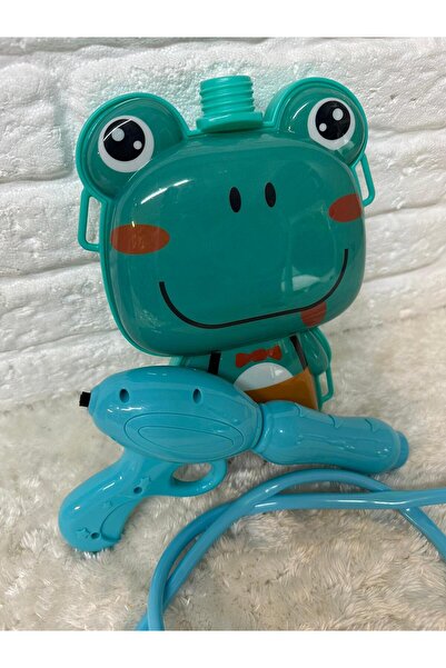 BEREKET PAZAR Sevimli Panda Şekilli Sırt Çantalı Pompalı Su Tabancası