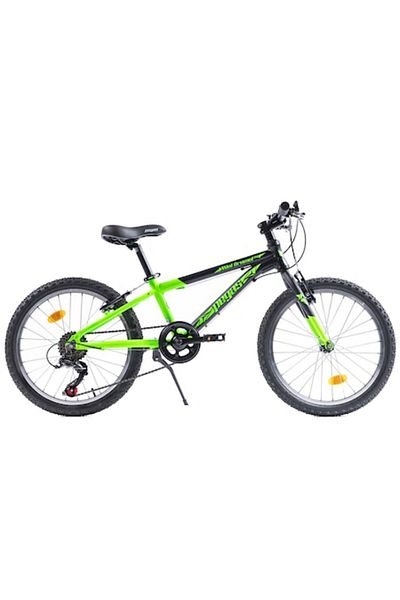 Pegas Bicicleta Drumet 20 inch, Negru Verde