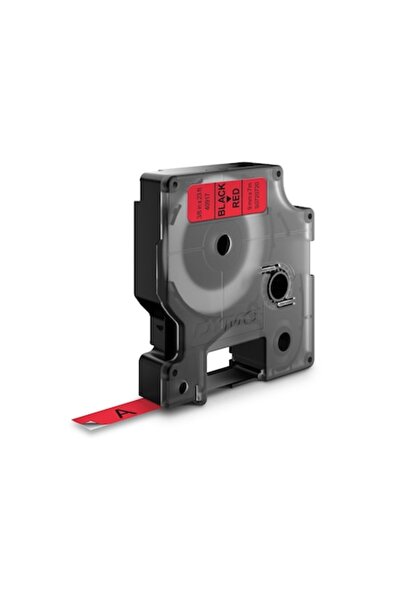 Dymo Лента за етикети LabelManager D1, 9 мм x 7 м, черна/червена