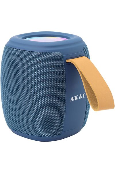 AKAI Boxă portabilă ABTS-V5BL, Bluetooth, Radio FM, USB, Albastră