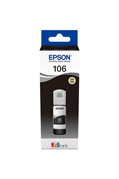 EPSON 106 EcoTank Photo Ink Bottle, Black