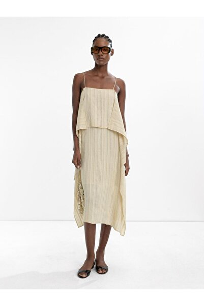 PARFOIS Çizgili Askılı Elbise