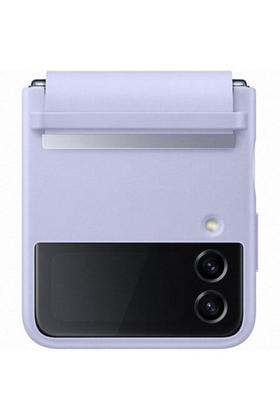 Samsung Flap Leather Cover for Galaxy Z Flip4, Serene Purple