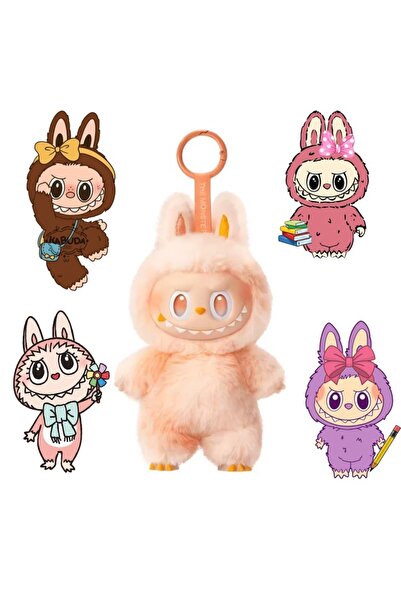 BV Jucărie de pluș Labubu Monștrii – include un bonus surpriză și 4 autocolan...