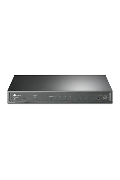 TP-LINK SG2008P, 8x1000Mbps (4xPOE+), Managed Switch, Black