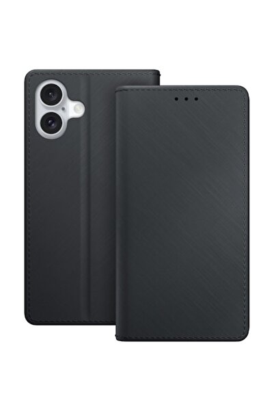 3MK Θήκη πορτοφολιού για iPhone 16 Plus, μαύρη