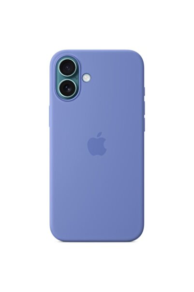 Apple Husă din silicon cu MagSafe pentru iPhone 16 Plus, culoarea Periwink