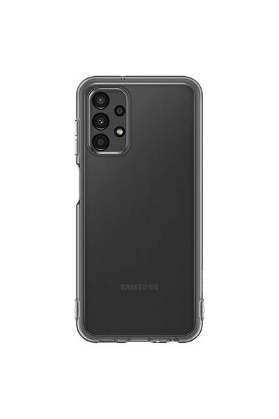 Samsung Husă moale și transparentă pentru Galaxy A13, neagră