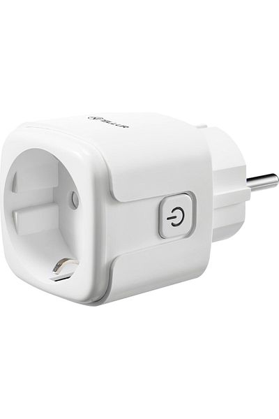 TELLUR Priză inteligentă, Wi-Fi, monitorizare energie, 3680W, 16A, control vocal, Alb