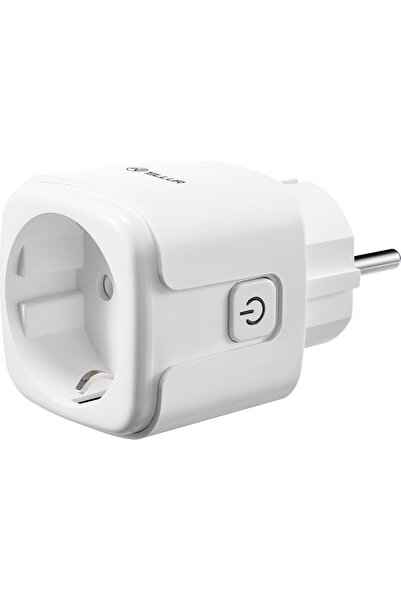 TELLUR Smart Plug, Wi-Fi, energy monitoring, 3680W, 16A, voice control, White