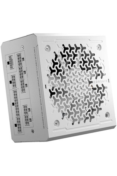 Corsair RM1000e (2025), 1000 W, ATX 3.1, PCIe 5.1, 80 PLUS GOLD, Full Modular, Low-Noise, White