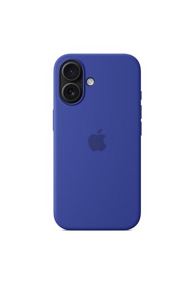 Apple Silicone Case with MagSafe for iPhone 16 - Ultramarine