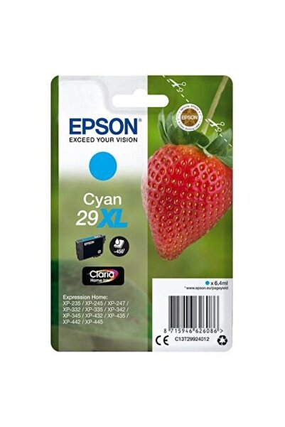 EPSON Cartuș de cerneală T2992, 6,4 ml, cyan