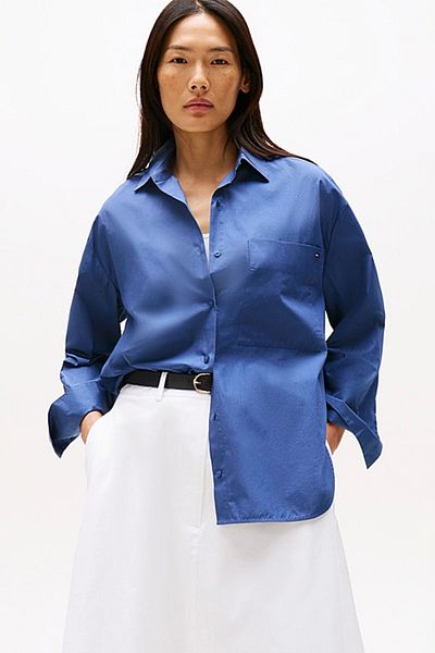 Tommy Hilfiger ЕСС ПОПЛІН НОВА ЛЕГКА СОРОЧКА