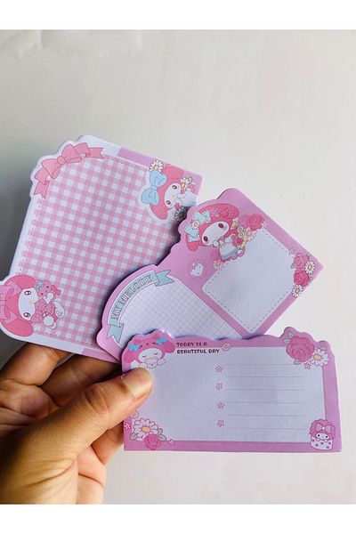 synshop My Melodi Melody 3-Pack Postit Adhesive Note Paper