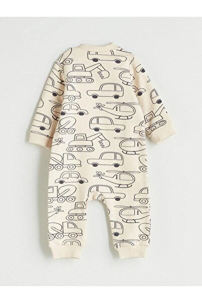 LC Waikiki Lcw Baby Printed Baby Boy Snap Jumpsuit (W5)