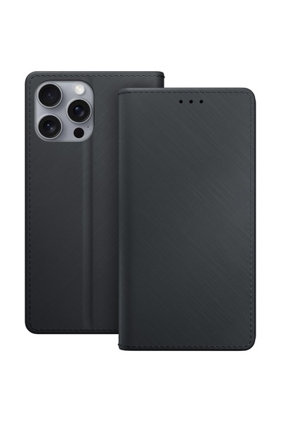 3MK Θήκη-πορτοφόλι για iPhone 16 Pro, μαύρη