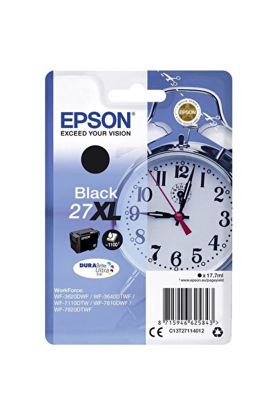 EPSON 27XL DURABrite Ultra Ink Cartridge, Black