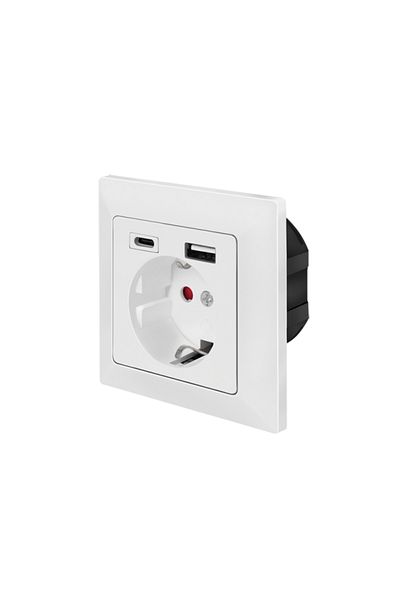LogiLink Priză de perete PA0262 cu porturi USB-A și USB-C