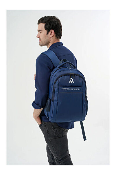 United Colors of Benetton Rucsac de școală unisex albastru bleumarin - Liceu ...