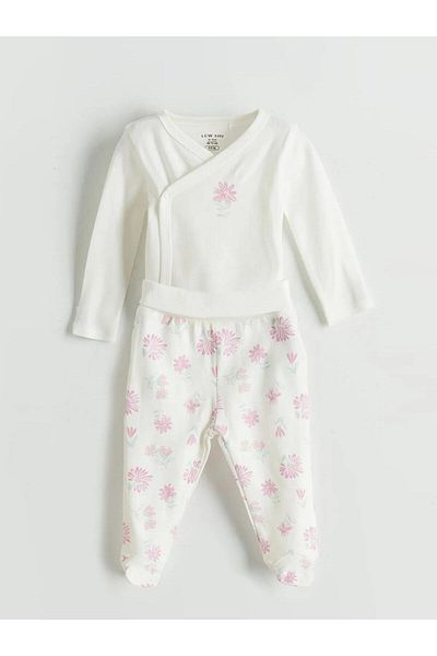 LC Waikiki Lcw Baby Floral Baby Girl Hospital Discharge Set (W5)