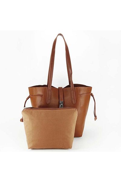 David Jones Geantă mare cu husă detașabilă 6806-2 13 Maro coniac