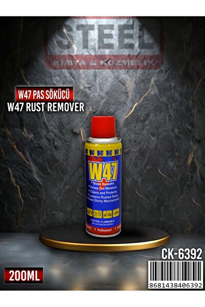 STEEL ÇOK AMAÇLI PAS SÖKÜCÜ VE YAĞLAYICI W47 200 ML