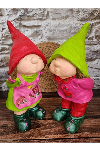 Şeydanın koleksiyonu BAHÇE CÜCESİ, İKİLİ OBJE 44 CM