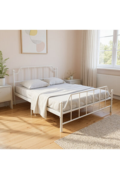 Home Box Movo Hampton Metal Queen Bed - 150x200 cm