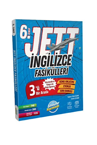 Ünlüler Karması 6. Sınıf JETT İngilizce Fasikülleri ve Telefon Tutucu