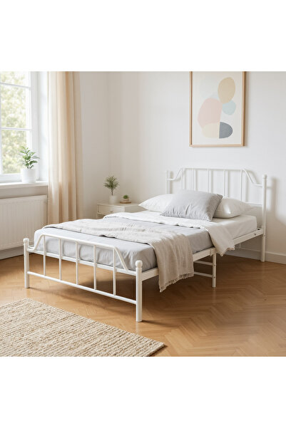 Home Box Movo Hampton Metal Twin Bed - 120x200 cm