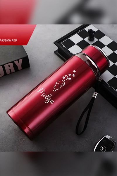İŞTE BU 1 Liter Stainless Steel Thermos |   12 Hours Hot and Cold Keeping |   Durable Structure